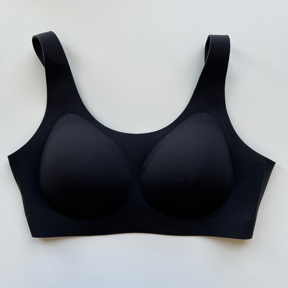 Momcozy CoolFit Seamless Regular Bra L Plus Black